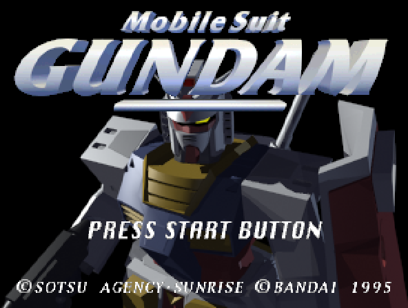 Kidou Senshi Gundam Title Screen